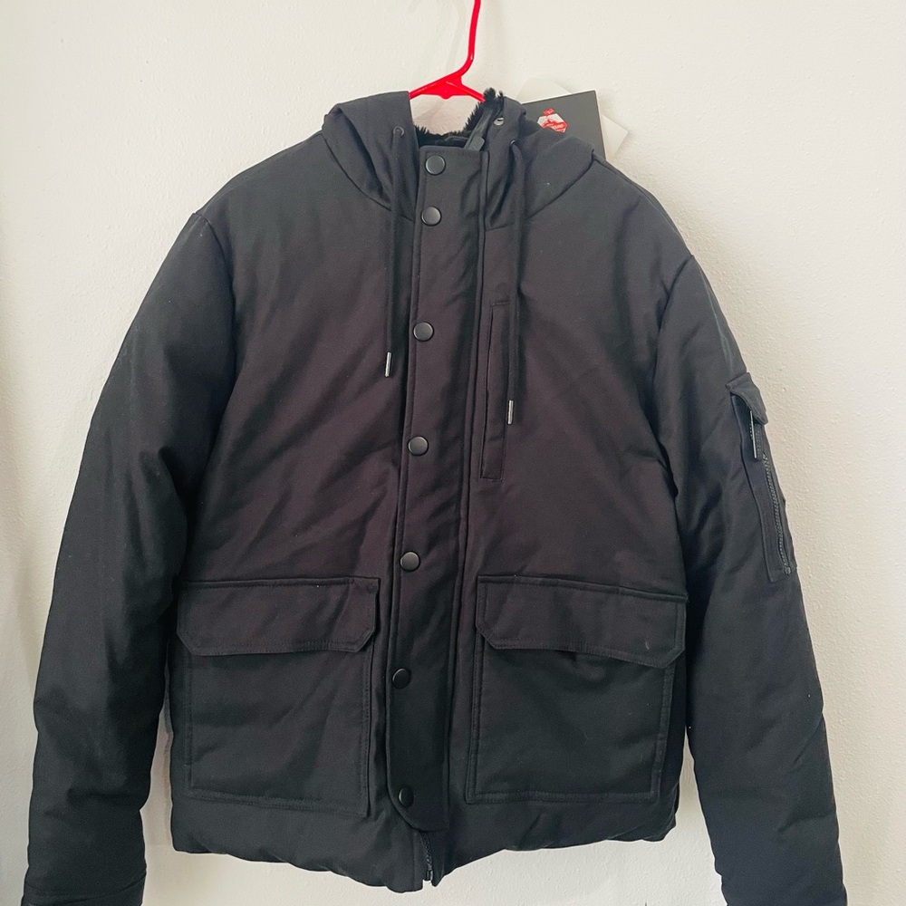 Sprayground limited edition SOLID BLACK CHOPPER COAT